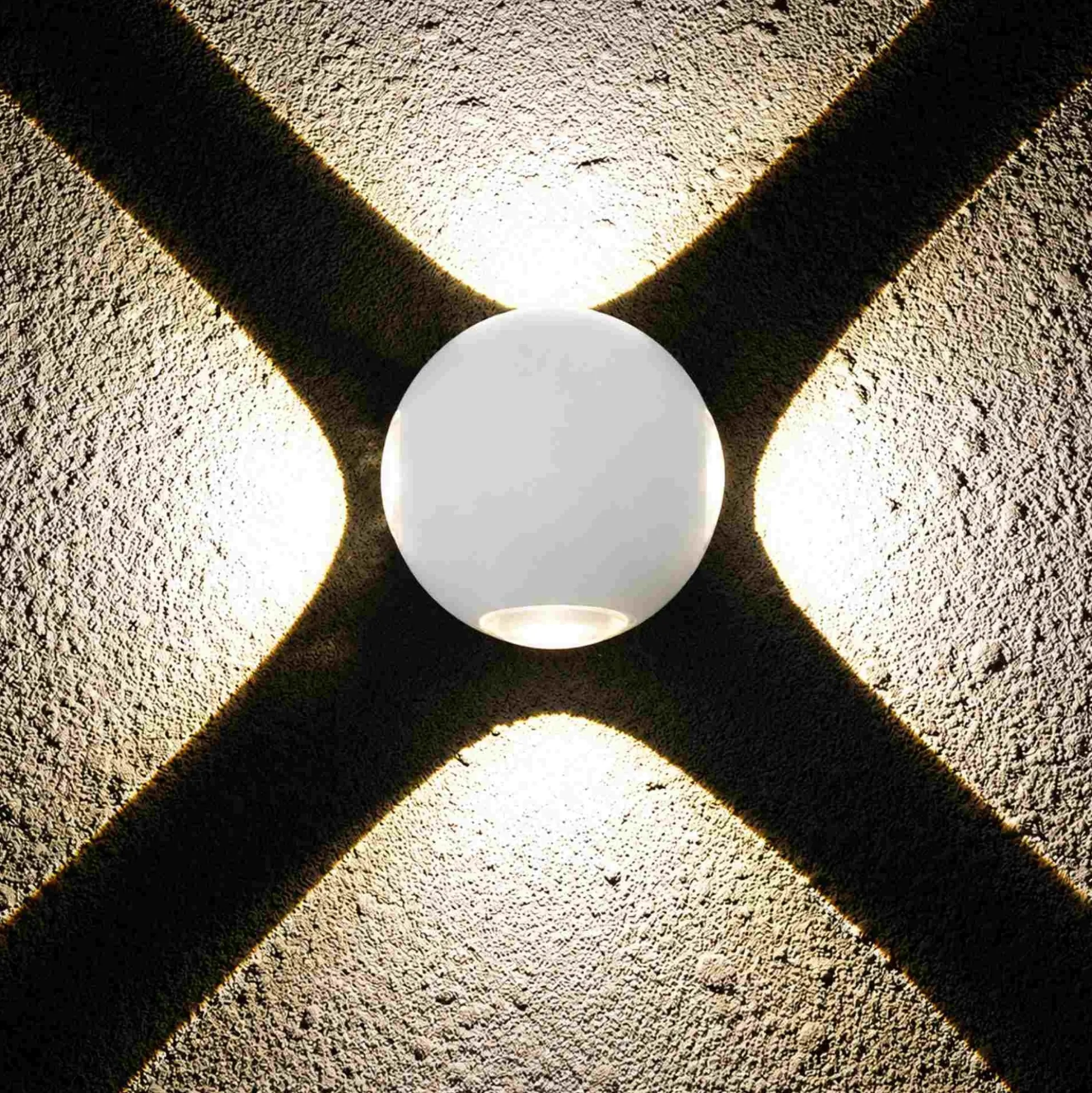 Aplique de pared exterior LED "CROSS" 12W