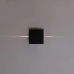 Aplique de pared exterior LED cuadrado 