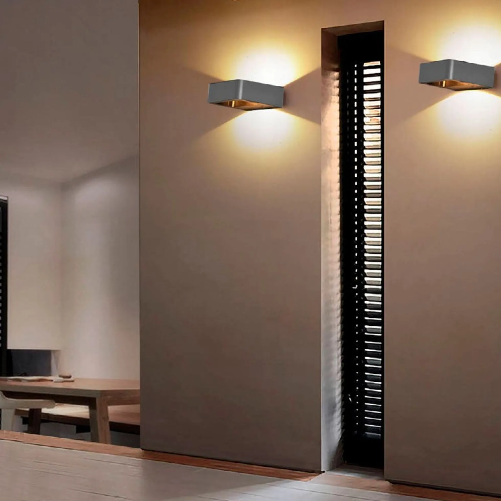 Aplique de pared exterior LED "KURRT" - 7W - IP65