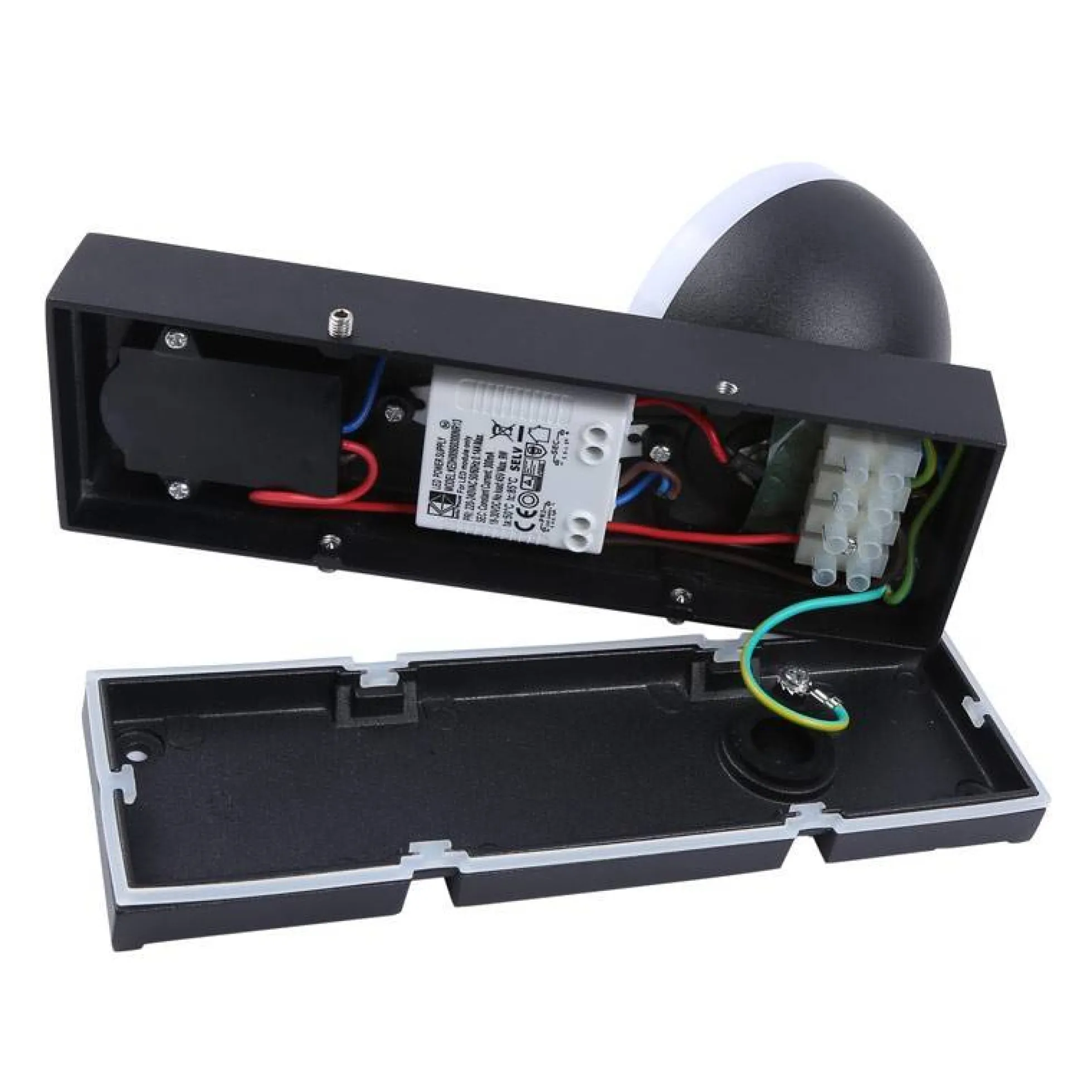 Aplique de pared exterior LED con sensor PIR "ATLAS" 10W IP54