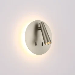 Aplique de pared "FELAM" - 3W + 6W - 2700K - CRI 85
