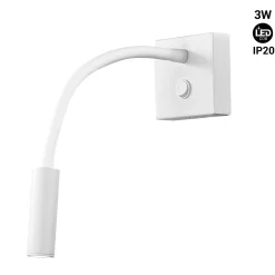 Aplique de pared flexible para lectura