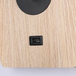 Aplique de pared flexible para lectura con puerto USB