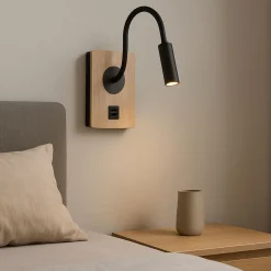 Aplique de pared flexible para lectura