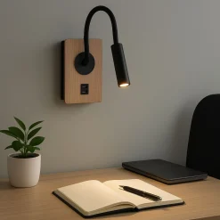 Aplique de pared flexible para lectura