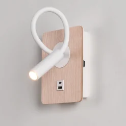 Aplique de pared flexible para lectura