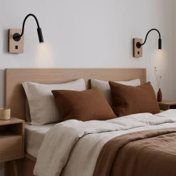 Aplique de pared flexible para lectura