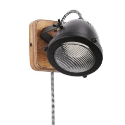 Aplique de pared industrial "Mott" - Orientable - GU10 Incluida