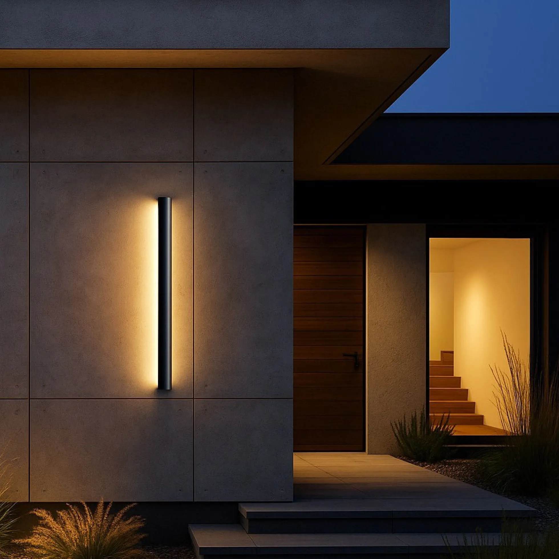 Aplique de pared interior/exterior - 14W - 2700K - 700mm - IP65