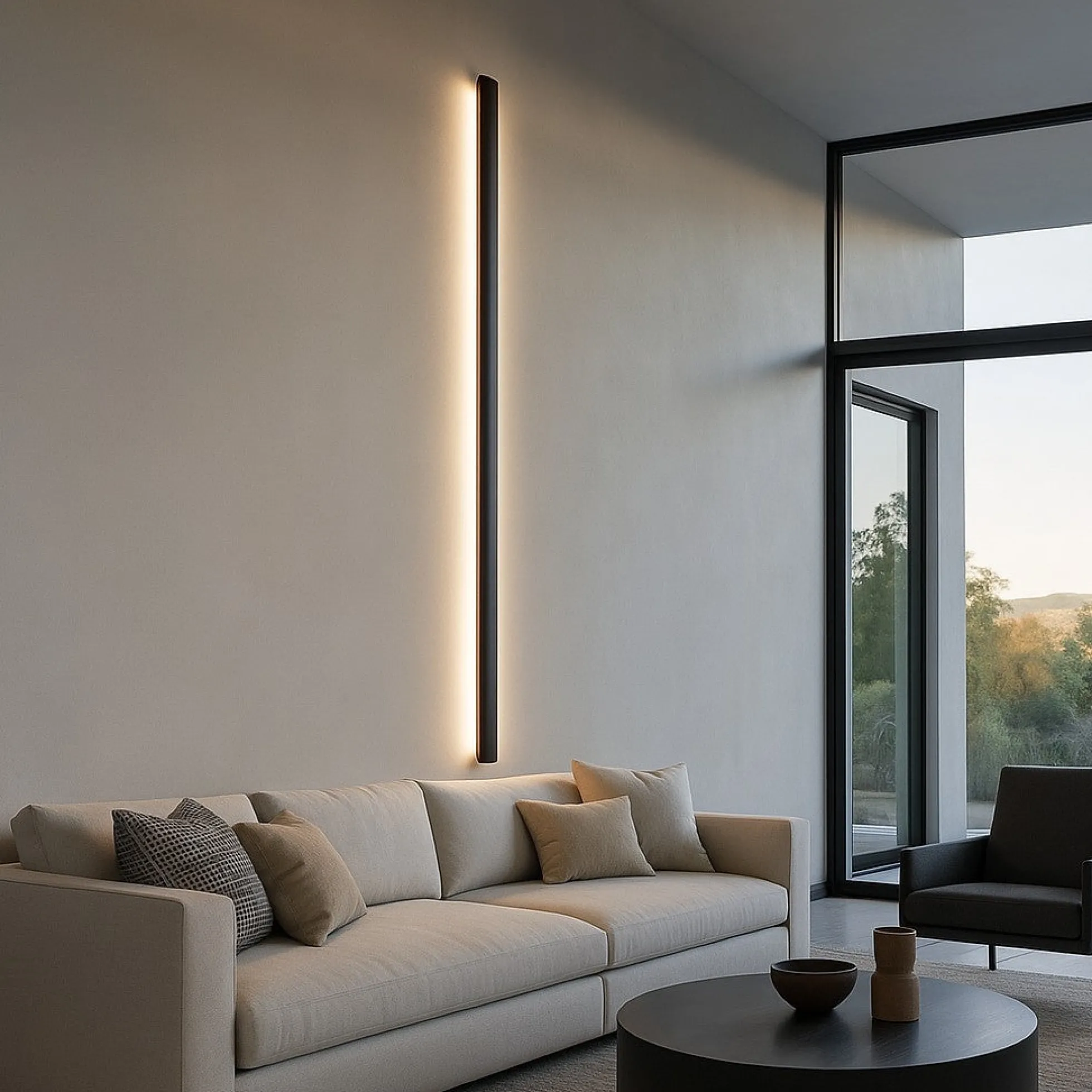 Aplique de pared interior/exterior - 36W - 2700K - 1800mm - IP65