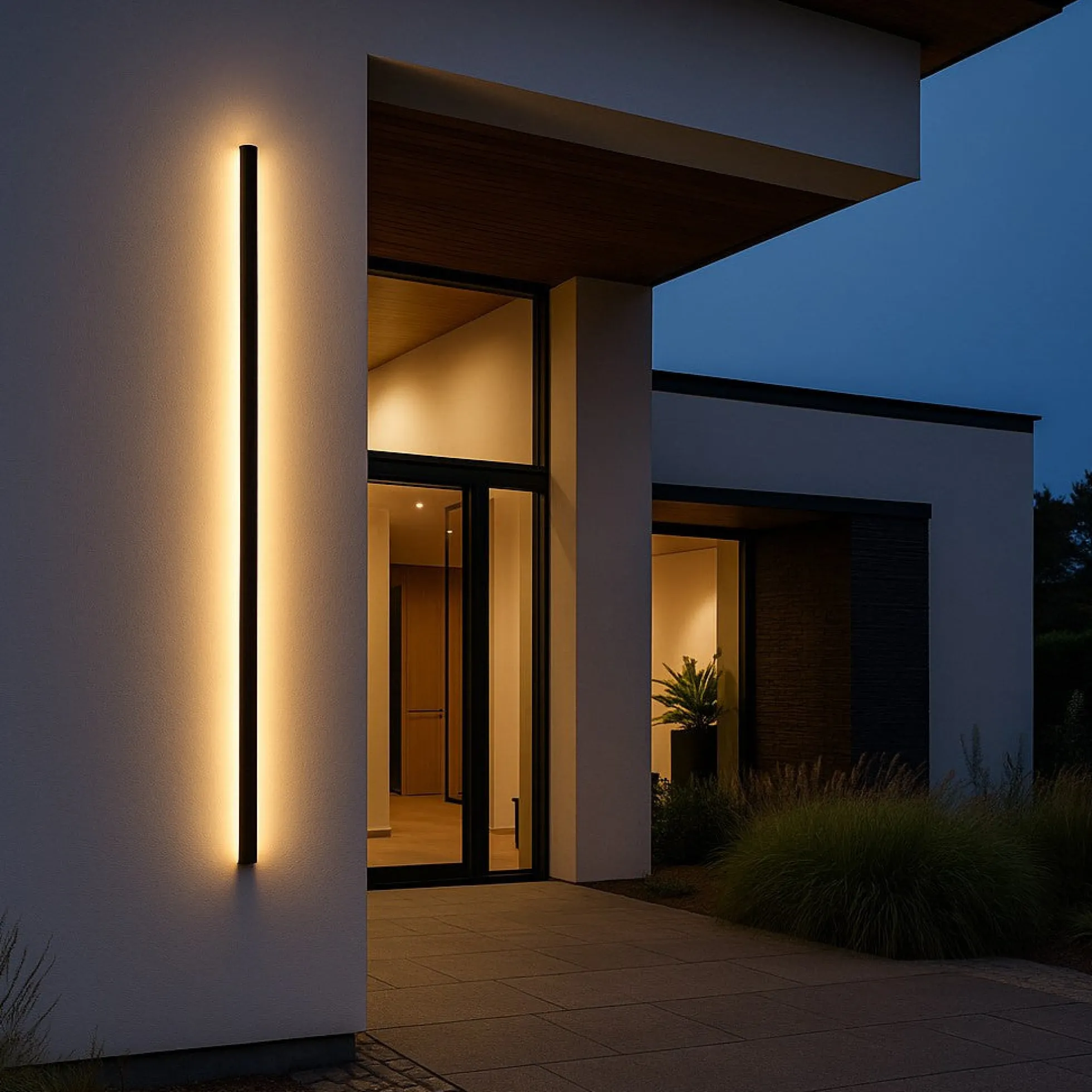 Aplique de pared interior/exterior - 36W - 2700K - 1800mm - IP65