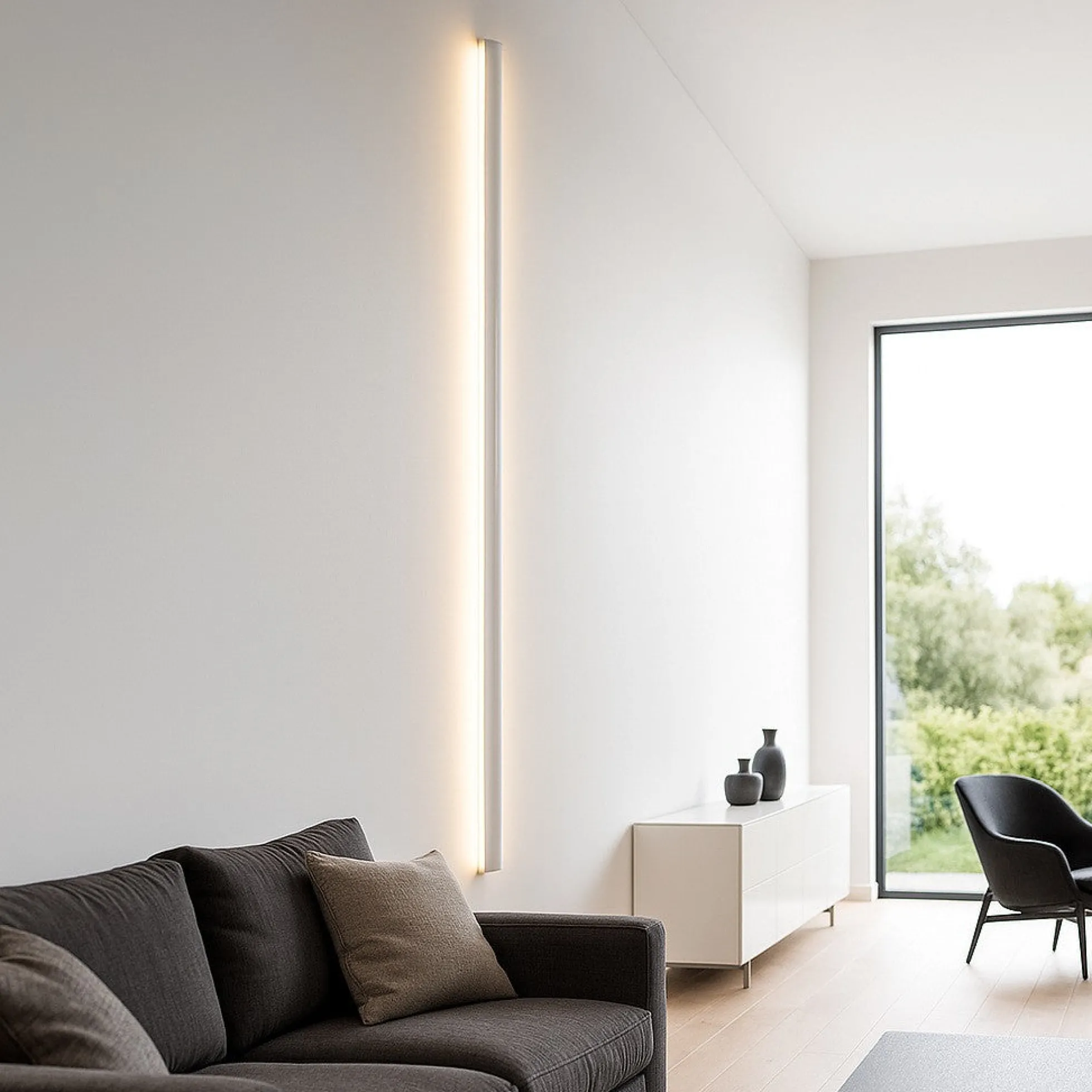 Aplique de pared interior/exterior - 36W - 2700K - 1800mm - IP65