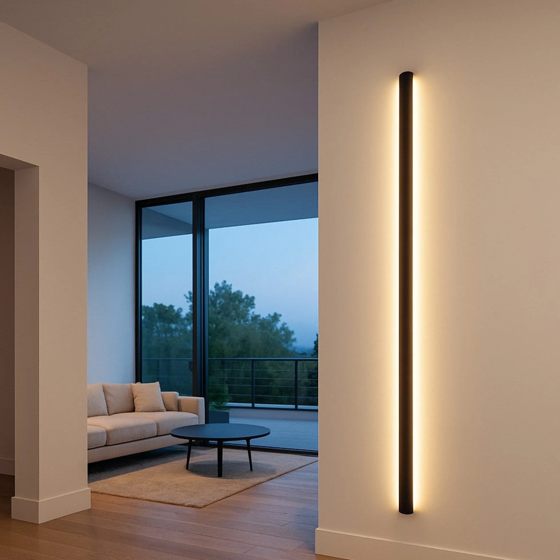 Aplique de pared interior/exterior - 36W - 2700K - 1800mm - IP65