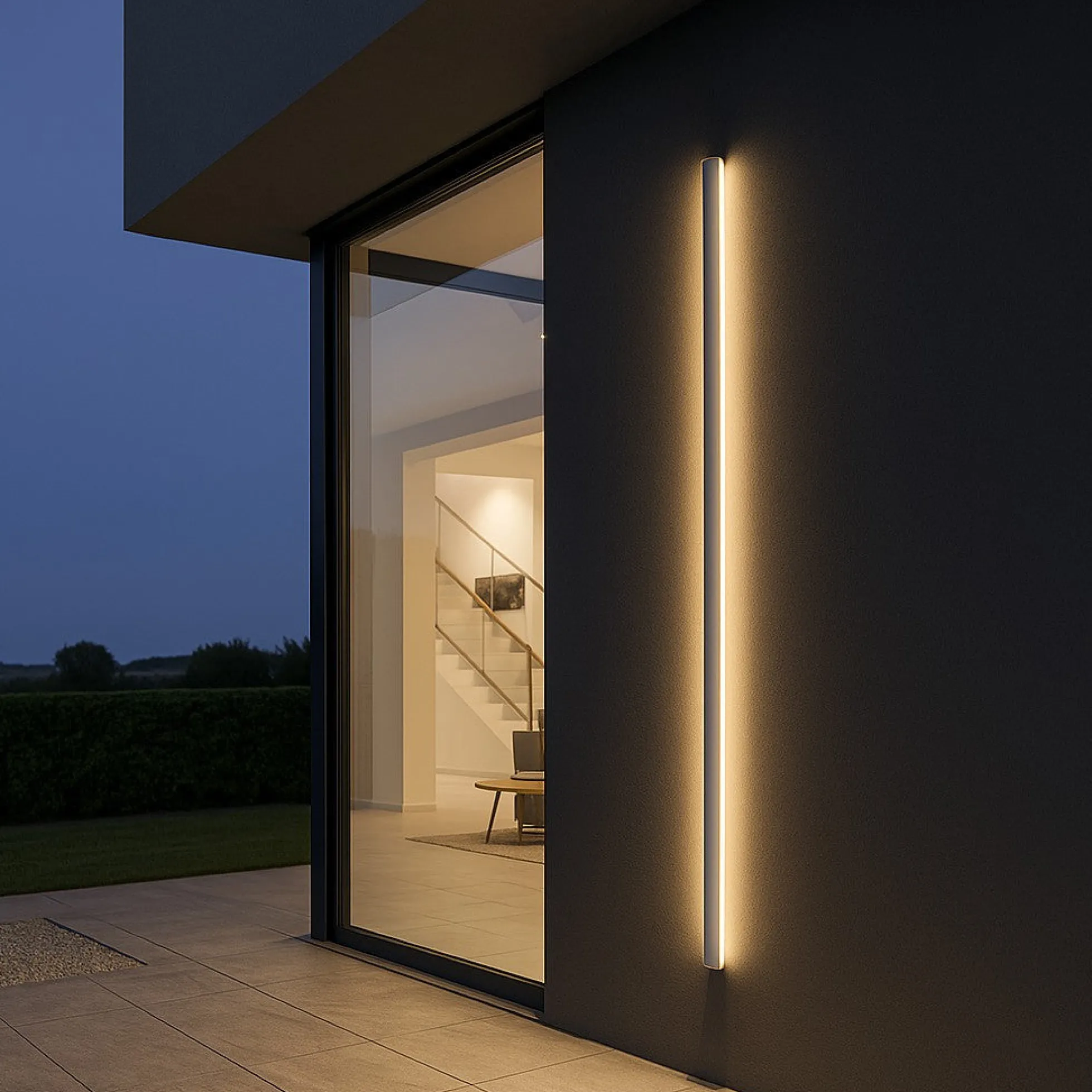 Aplique de pared interior/exterior - 36W - 2700K - 1800mm - IP65