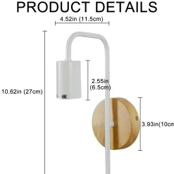 Aplique de pared interior "FINNA" E27