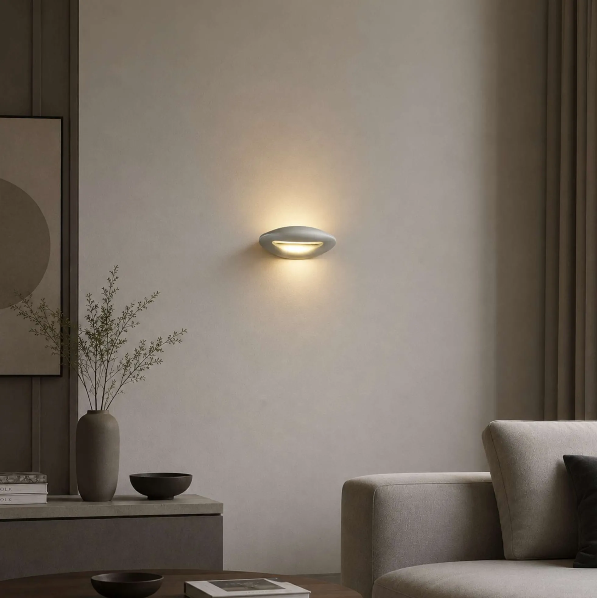 Aplique de pared interior moderno "DALI" 9W