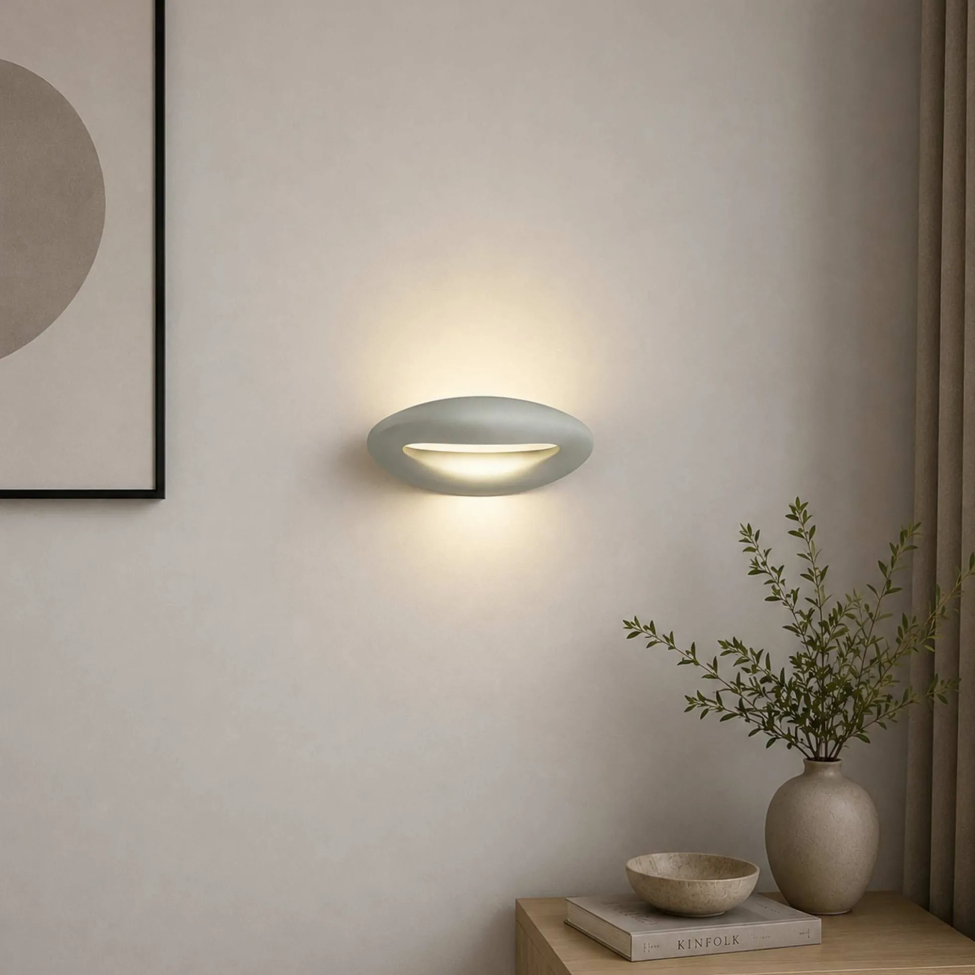 Aplique de pared interior moderno "DALI" 9W