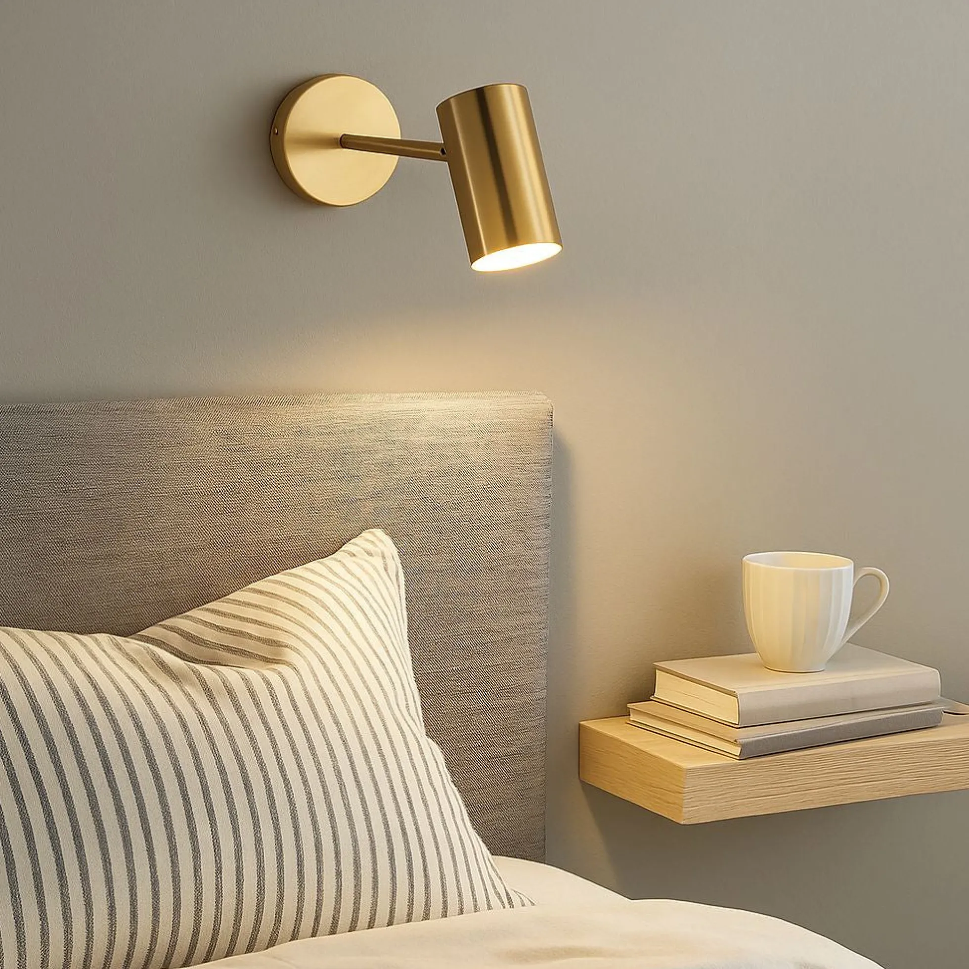 Aplique de pared interior orientable "Gian" - E27
