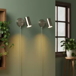 Aplique de pared interior orientable
