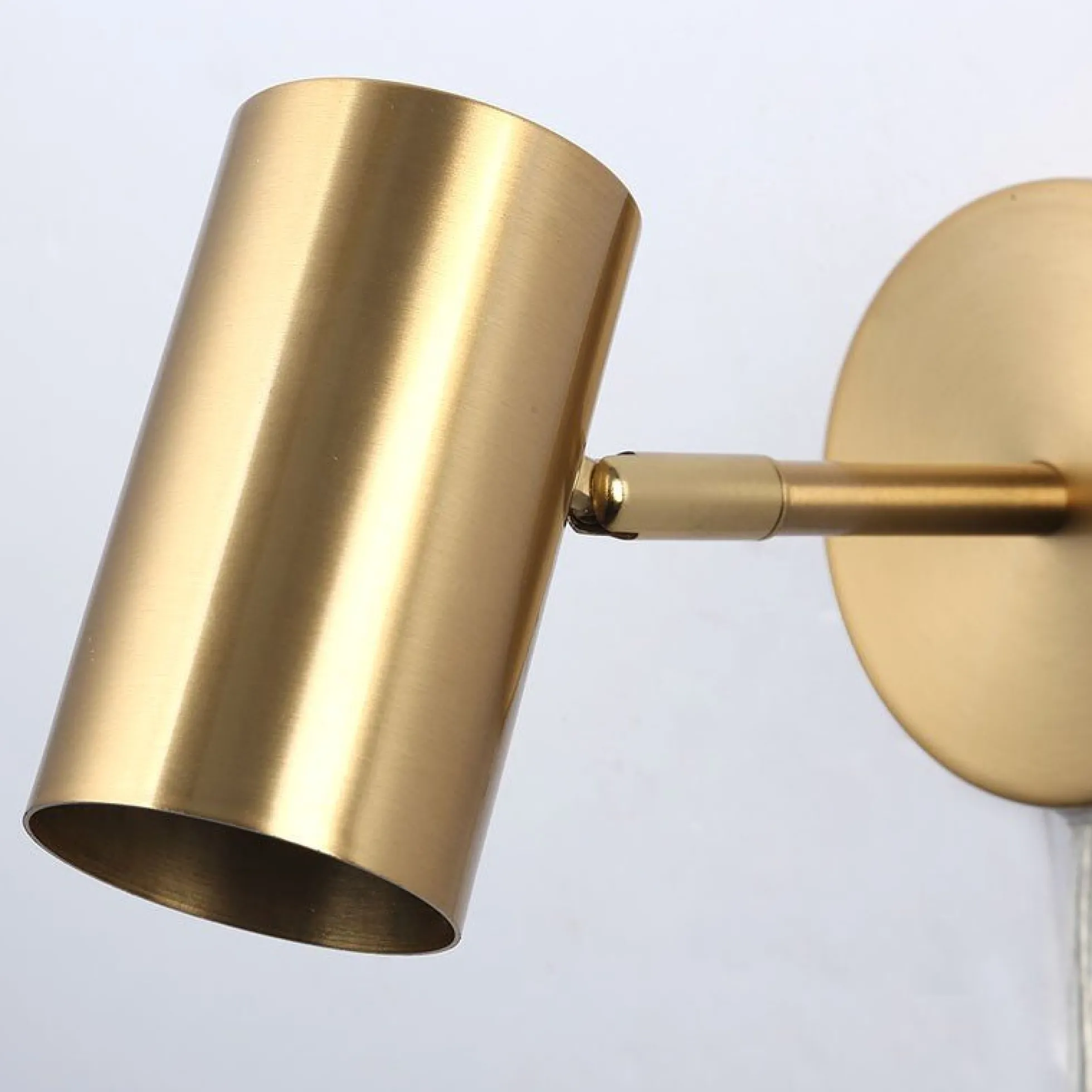 Aplique de pared interior orientable "Ben" con cable y enchufe - E27