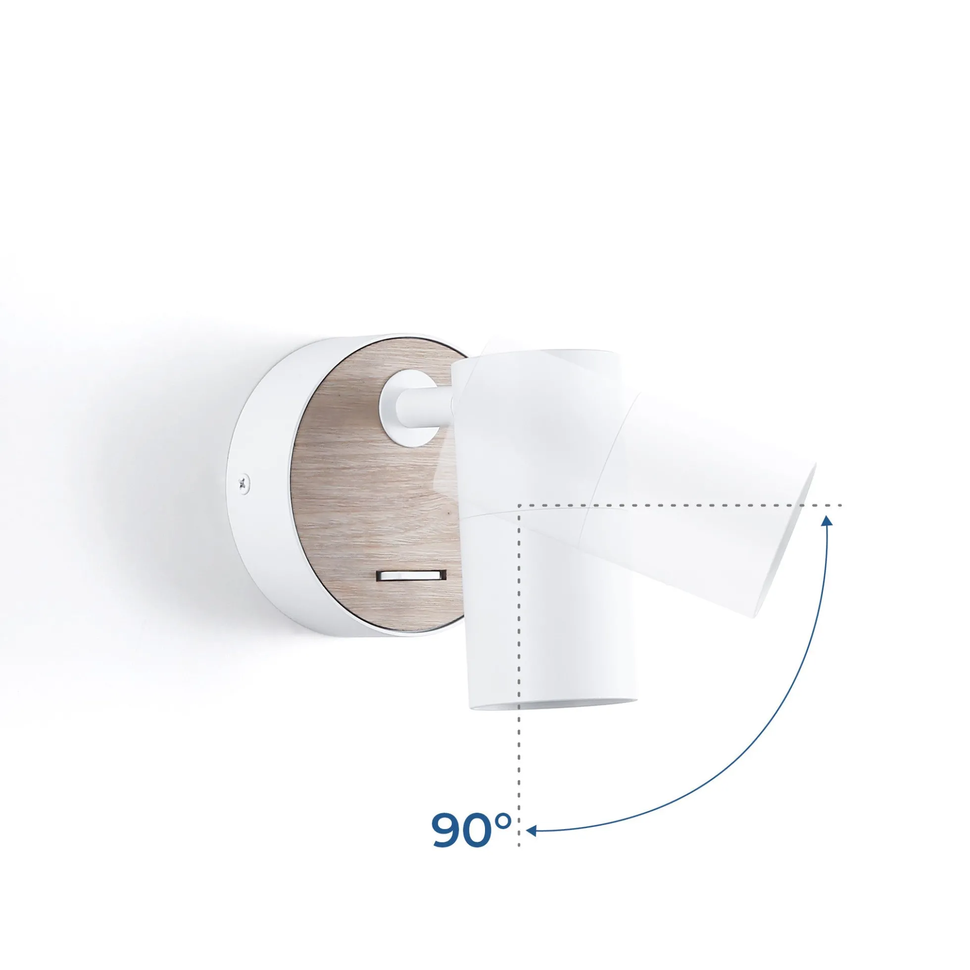 Aplique de pared interior "VILSA" - Orientable - GU10