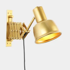 Aplique de pared interior vintage con fuelle  