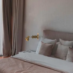 Aplique de pared interior vintage con fuelle  