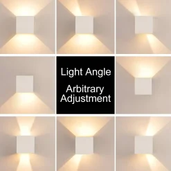 Aplique de pared "KURTIN" 6W apertura de luz regulable