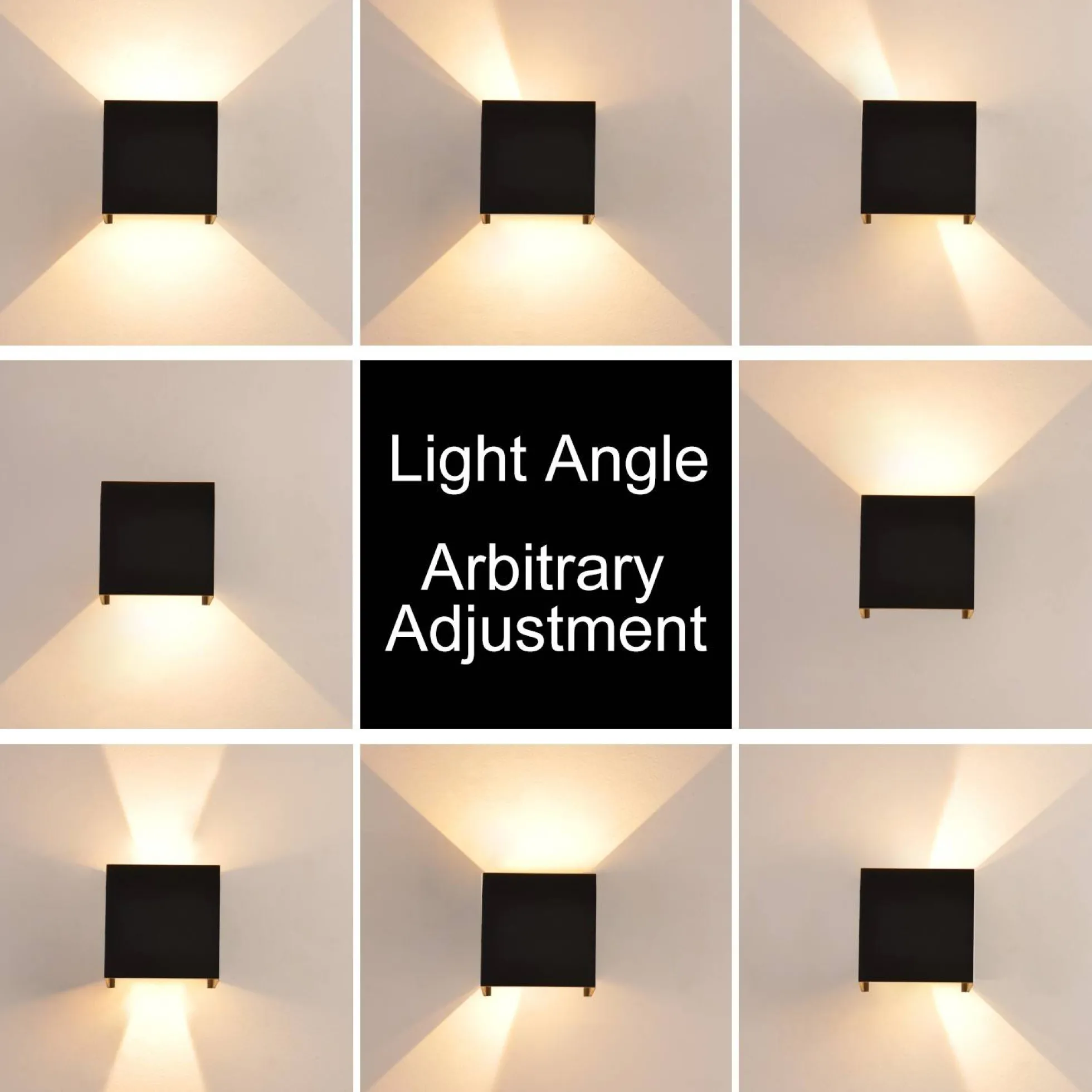 Aplique de pared "KURTIN" 6W apertura de luz regulable