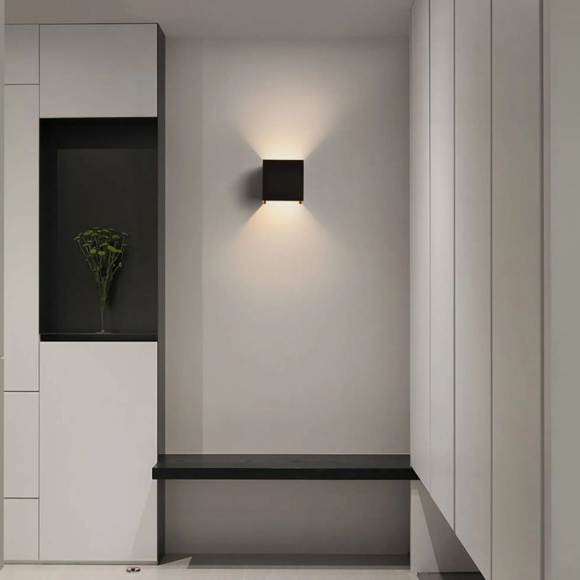 Aplique de pared "KURTIN" 6W apertura de luz regulable