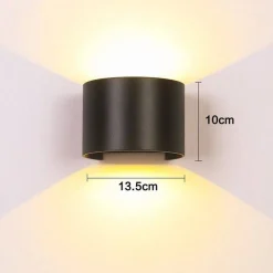 Aplique de pared "LAT" 6W apertura de luz regulable