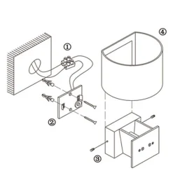 Aplique de pared