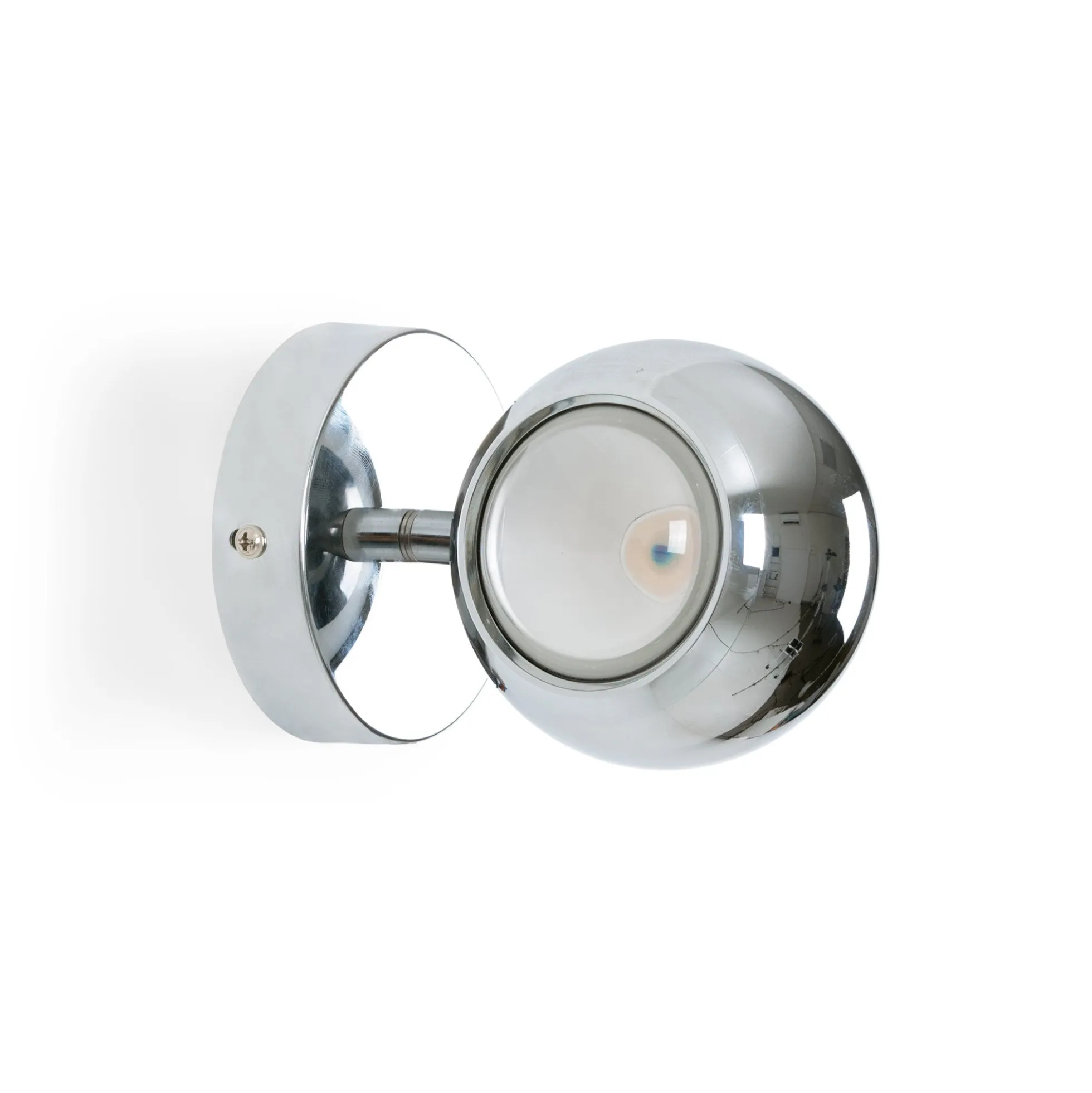 Aplique de pared LED con óptica "BOO" 9W - Cromo - Up & down - 2700K