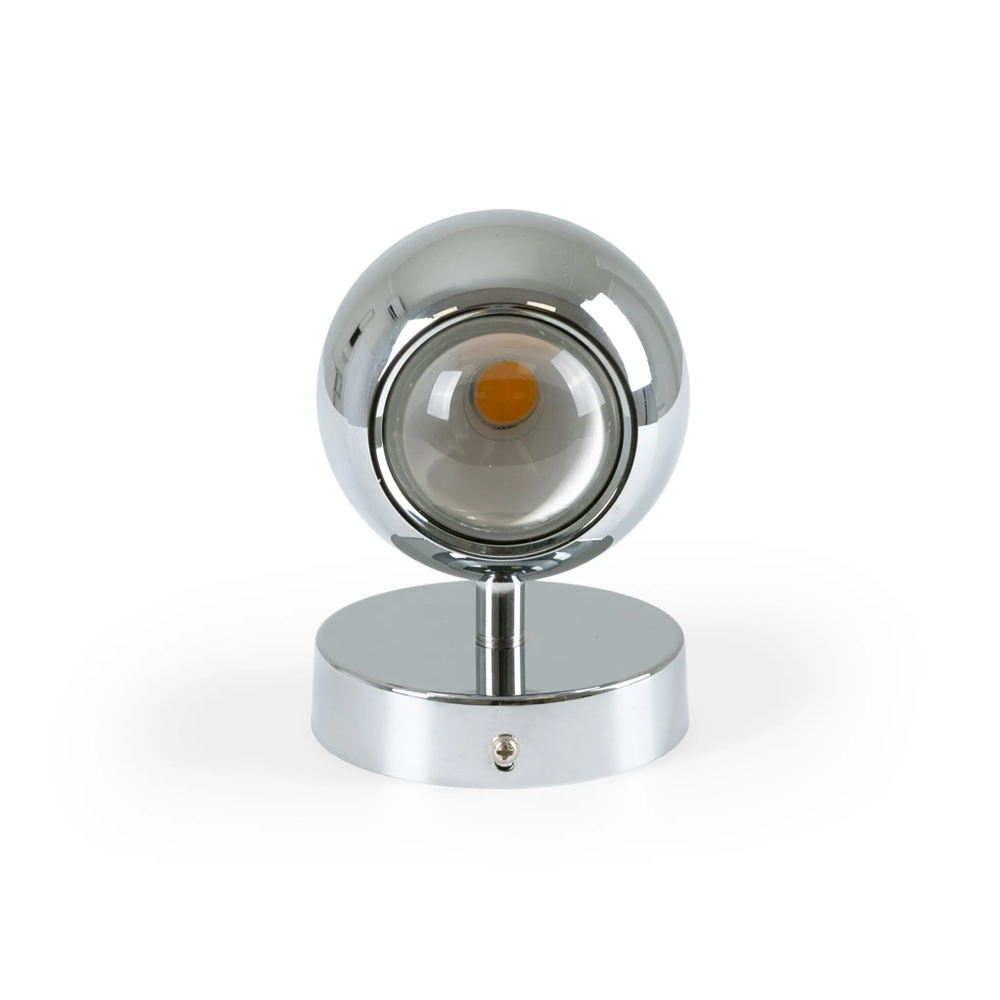 Aplique de pared LED con óptica "BOO" 9W - Cromo - Up & down - 2700K
