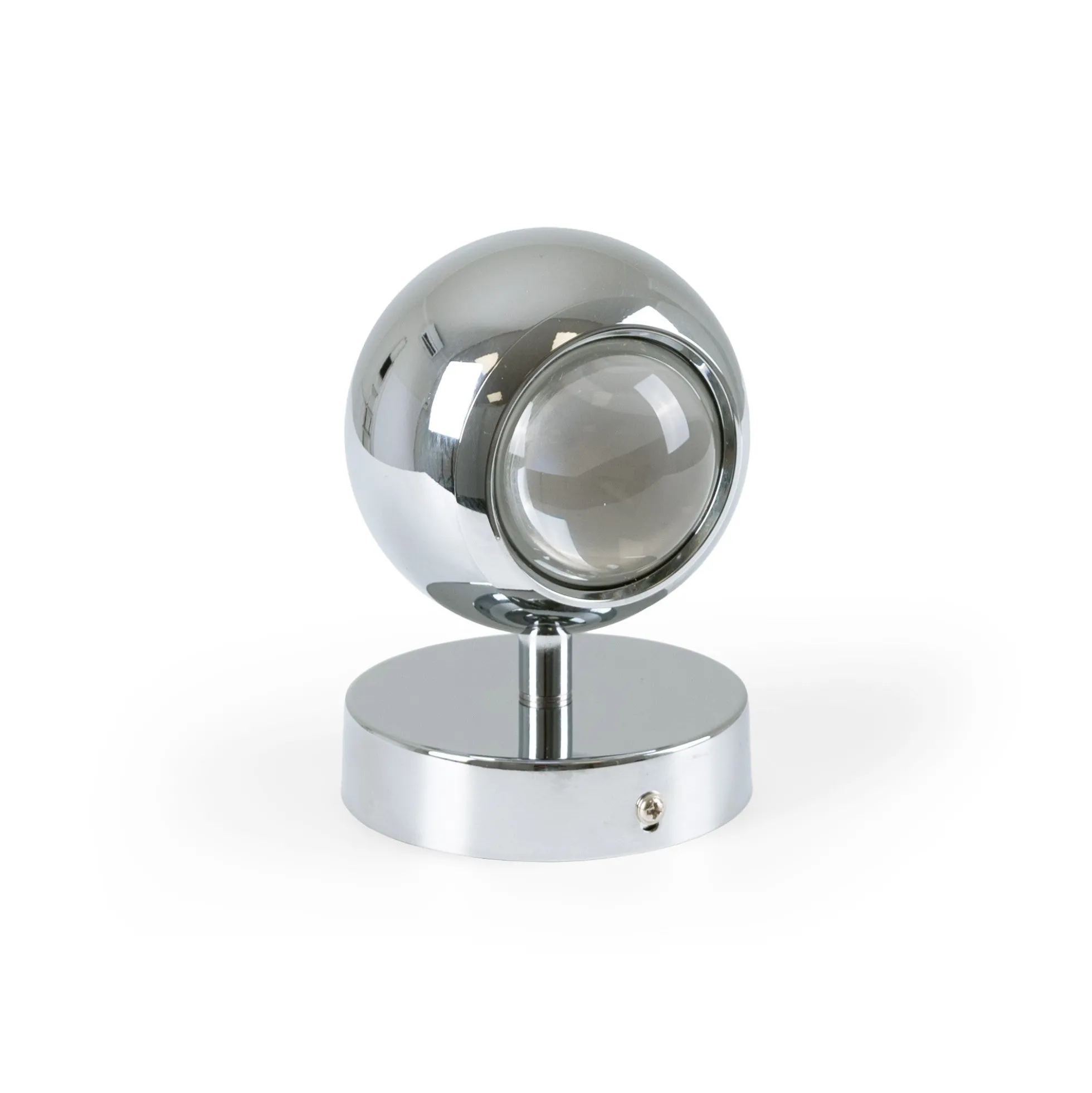 Aplique de pared LED con óptica "BOO" 9W - Cromo - Up & down - 2700K