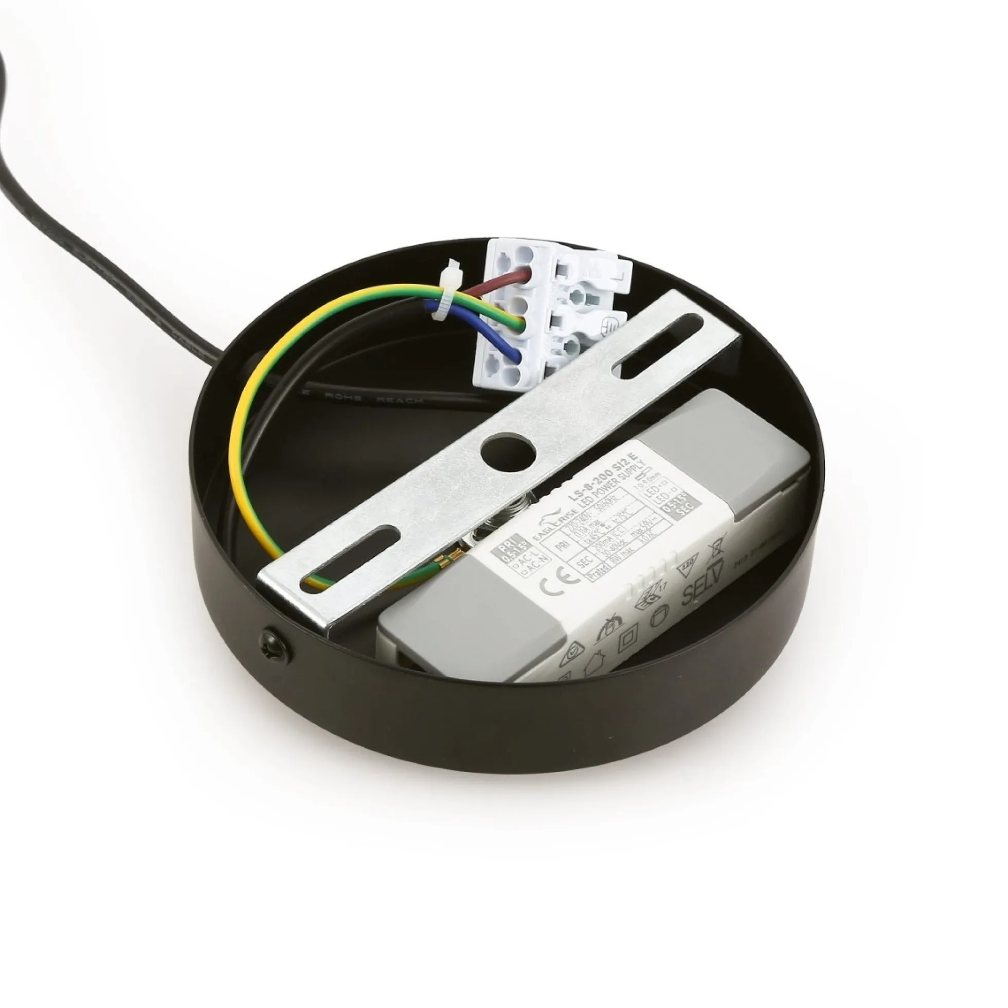 Aplique de pared LED cristal "GLOBO" 8W - Colores