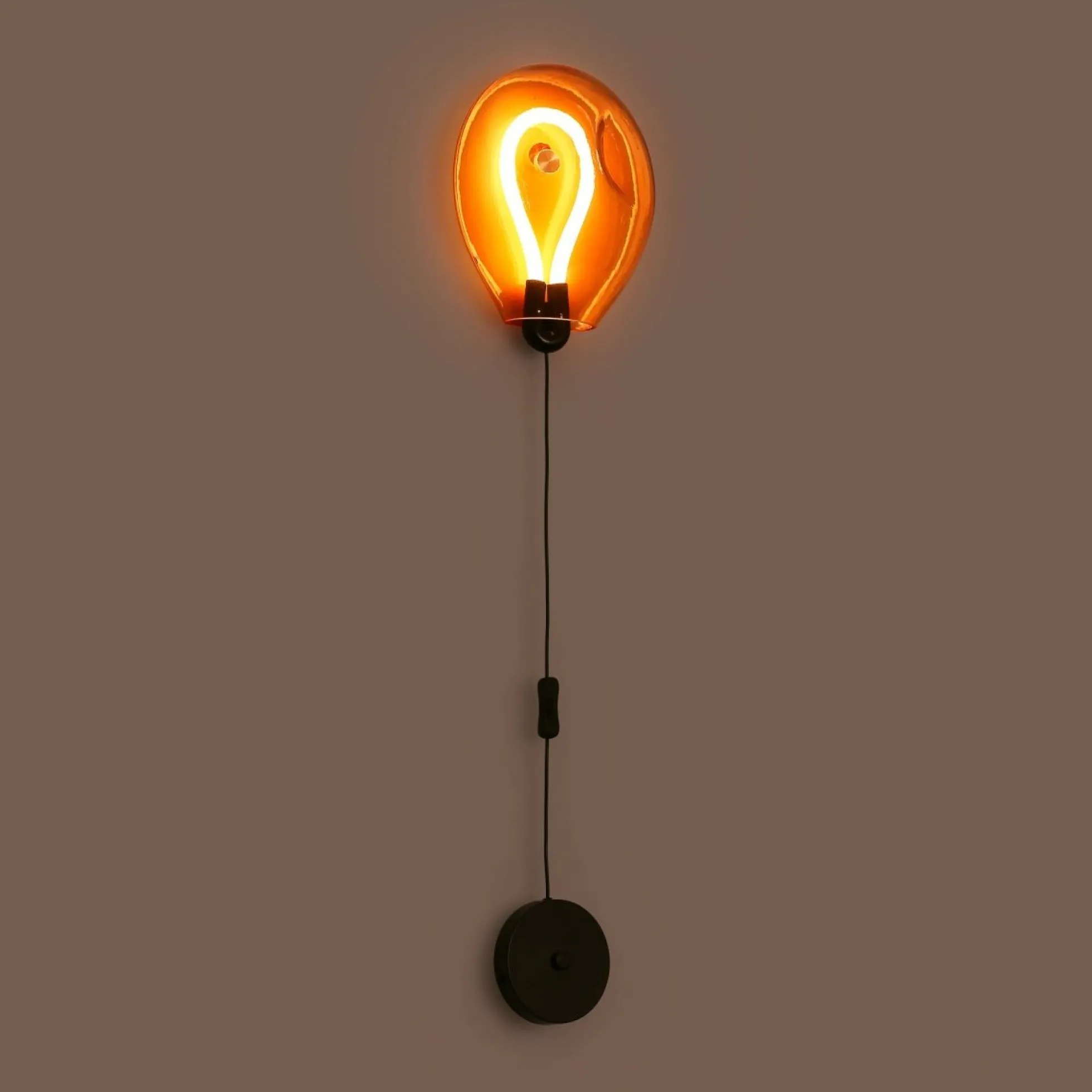 Aplique de pared LED cristal "GLOBO" 8W - Colores