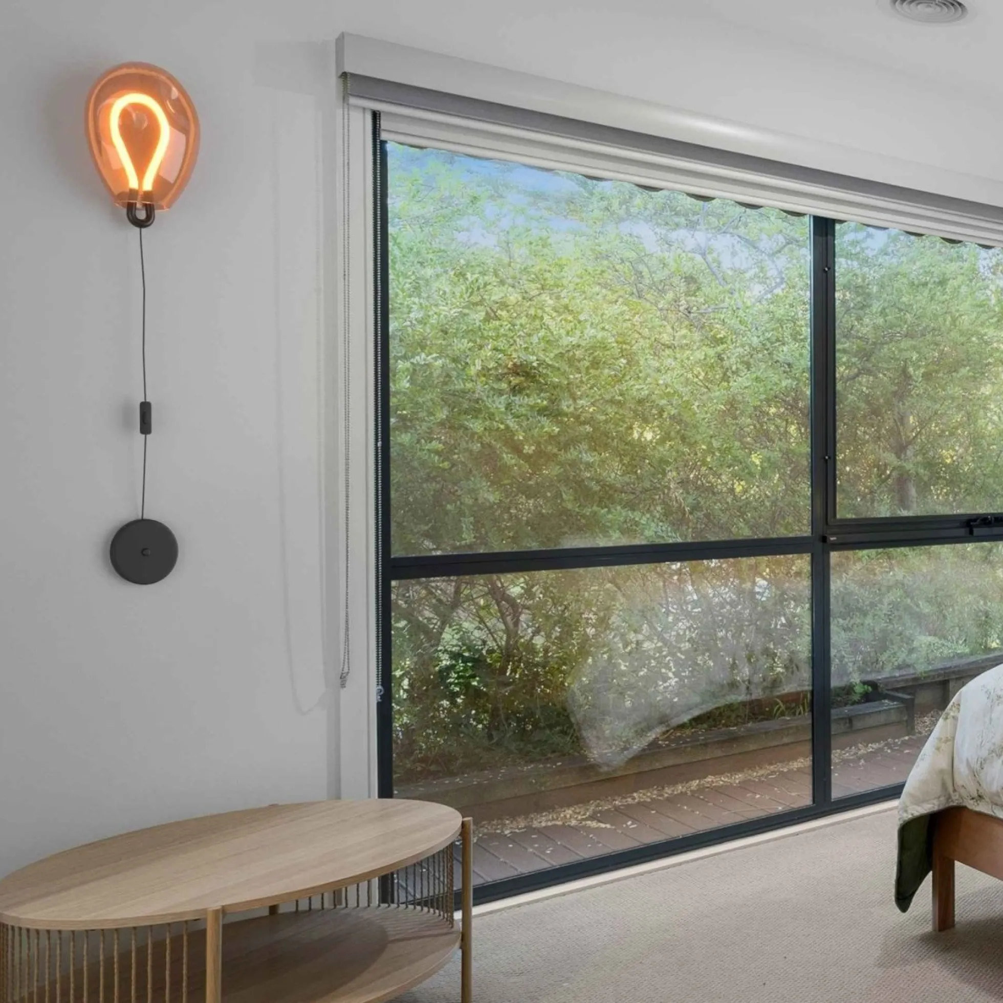 Aplique de pared LED cristal "GLOBO" 8W - Colores