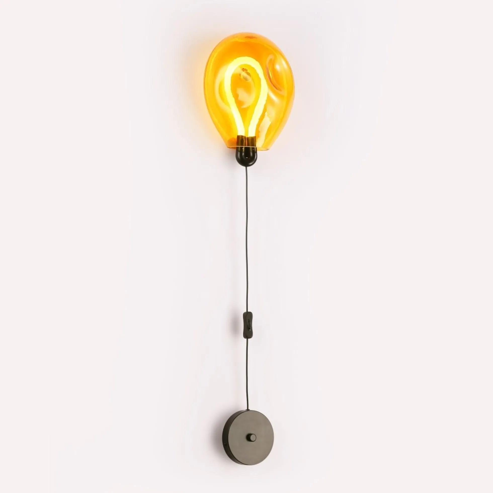 Aplique de pared LED cristal "GLOBO" 8W - Colores
