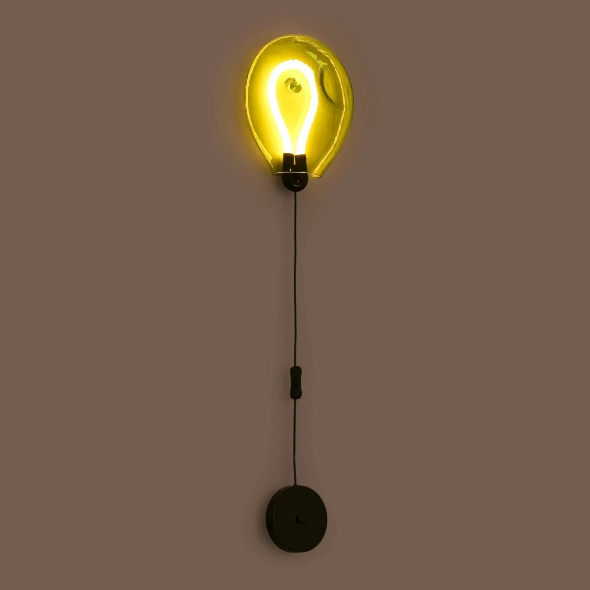 Aplique de pared LED cristal "GLOBO" 8W - Colores