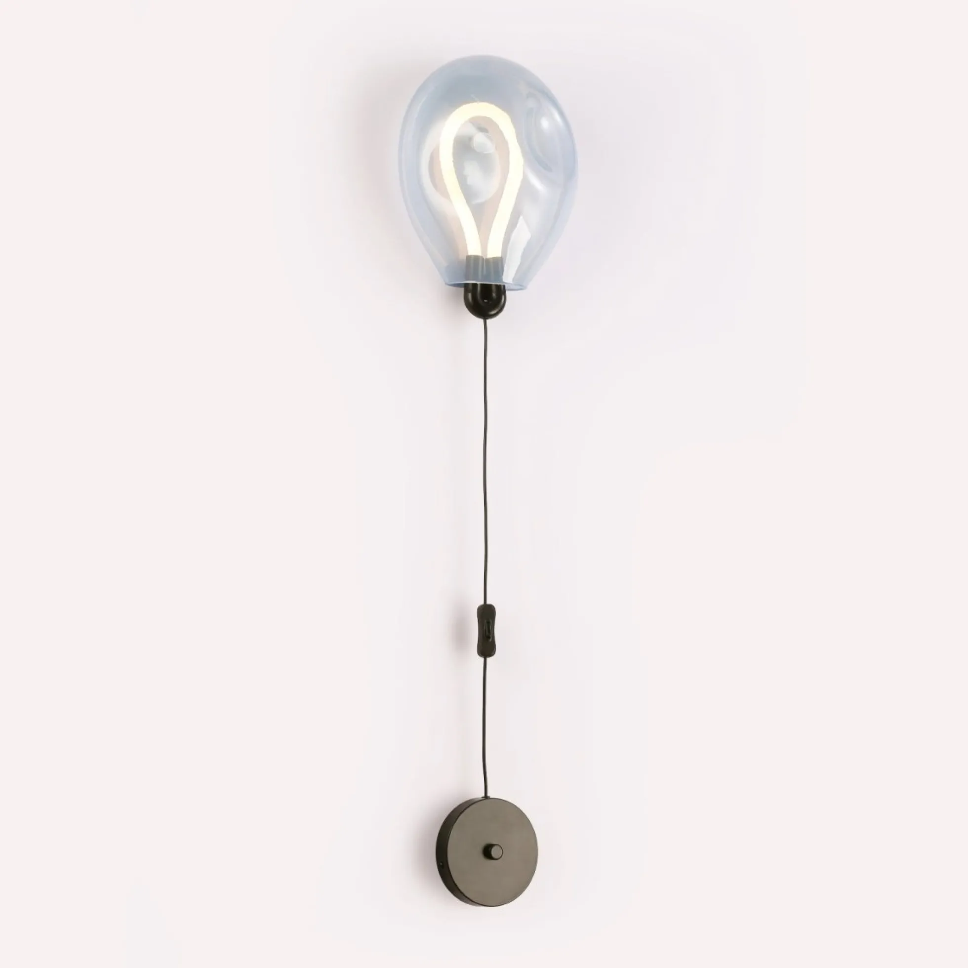 Aplique de pared LED cristal "GLOBO" 8W - Colores