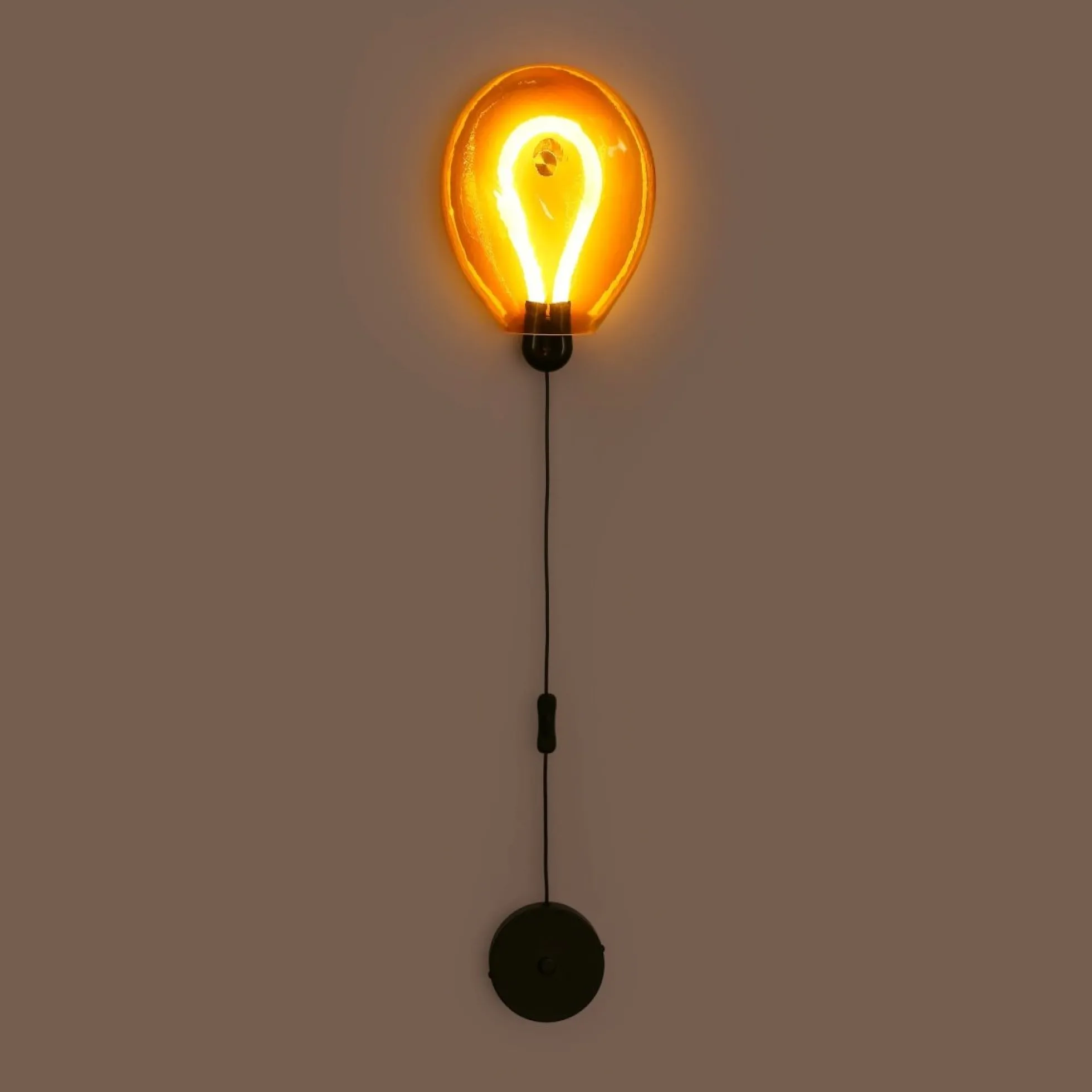 Aplique de pared LED cristal "GLOBO" 8W - Colores