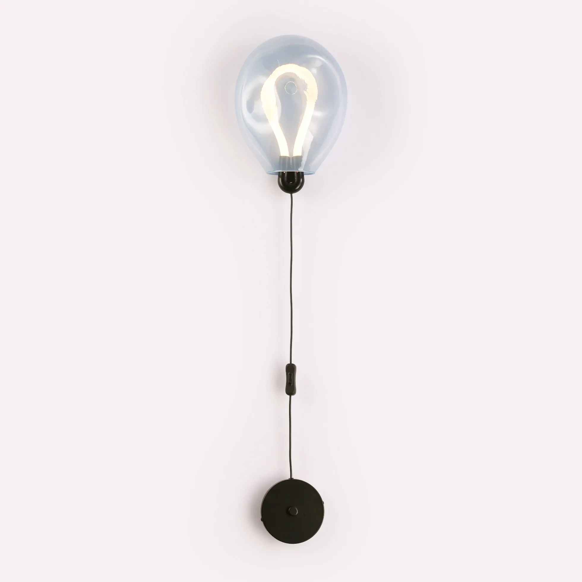 Aplique de pared LED cristal "GLOBO" 8W - Colores