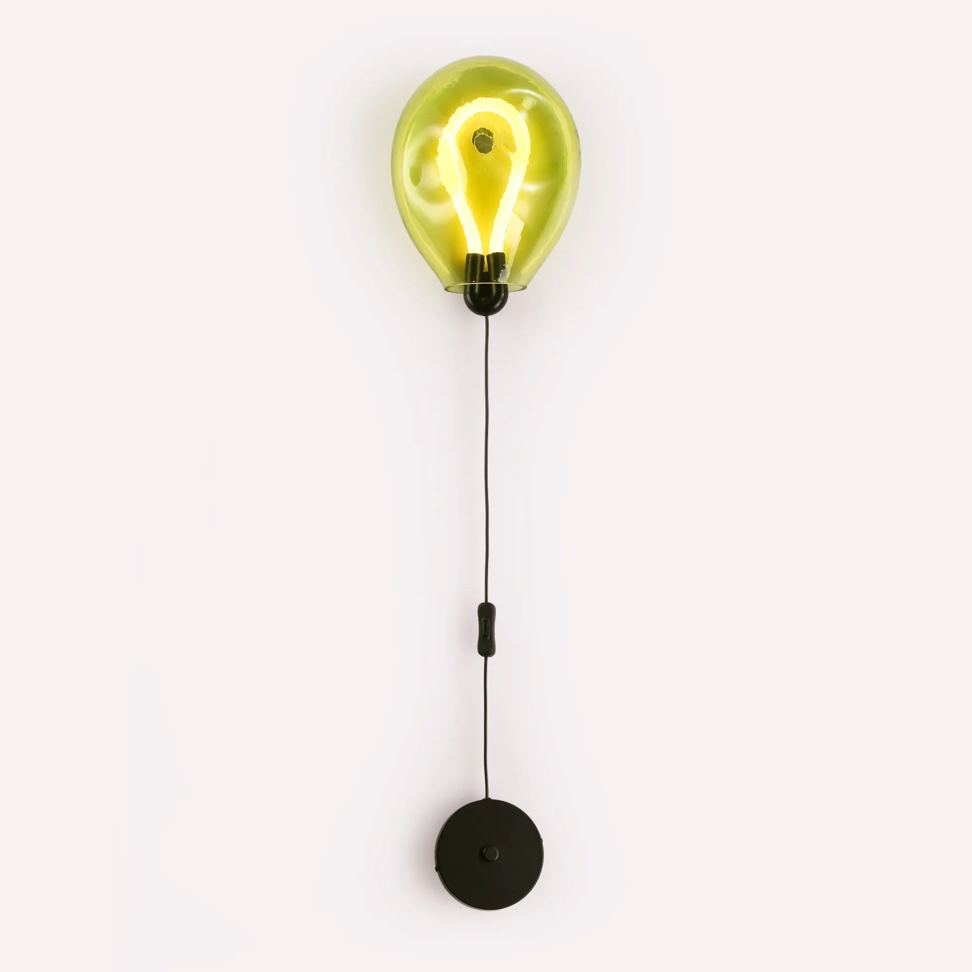 Aplique de pared LED cristal "GLOBO" 8W - Colores