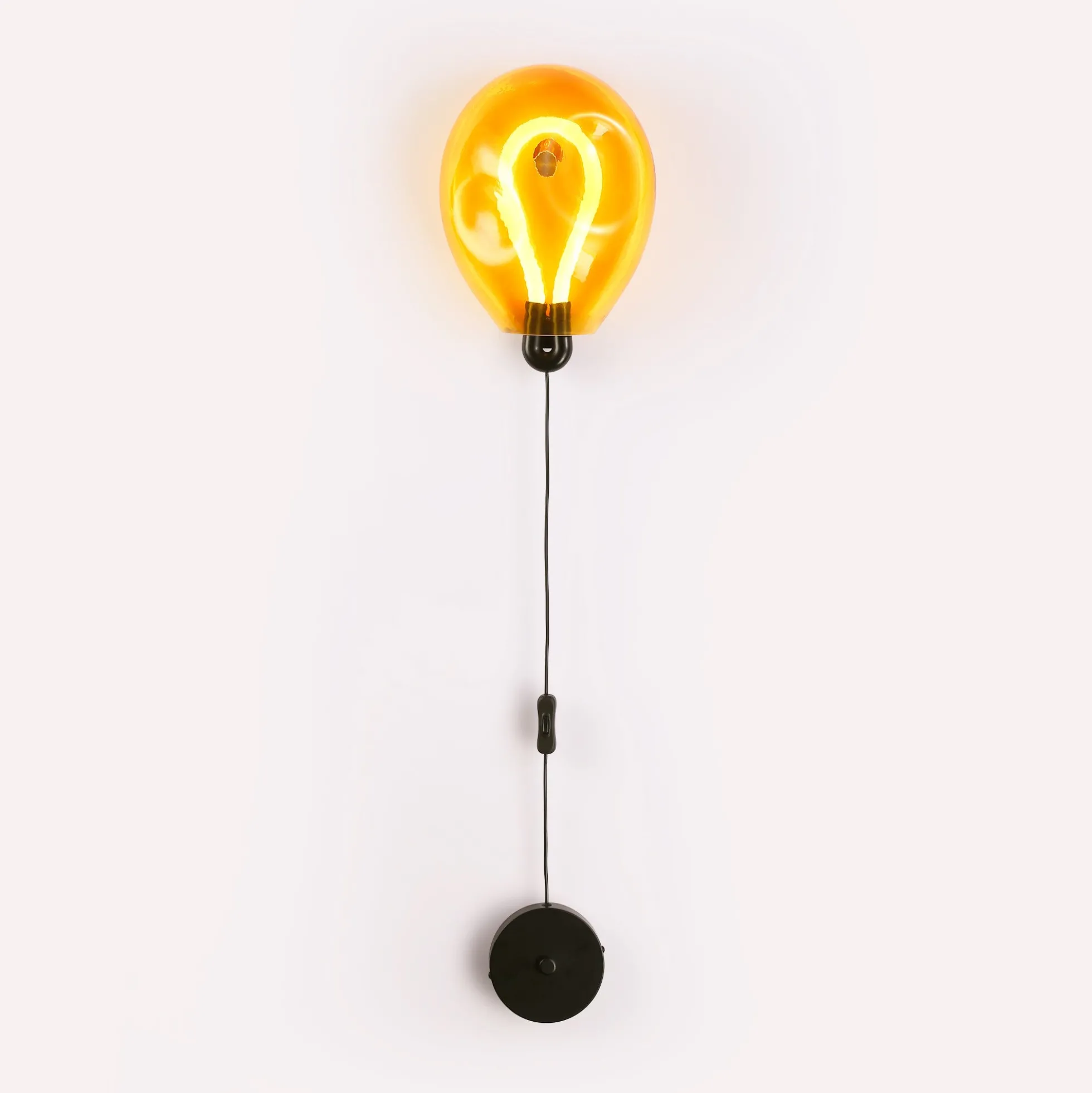 Aplique de pared LED cristal "GLOBO" 8W - Colores