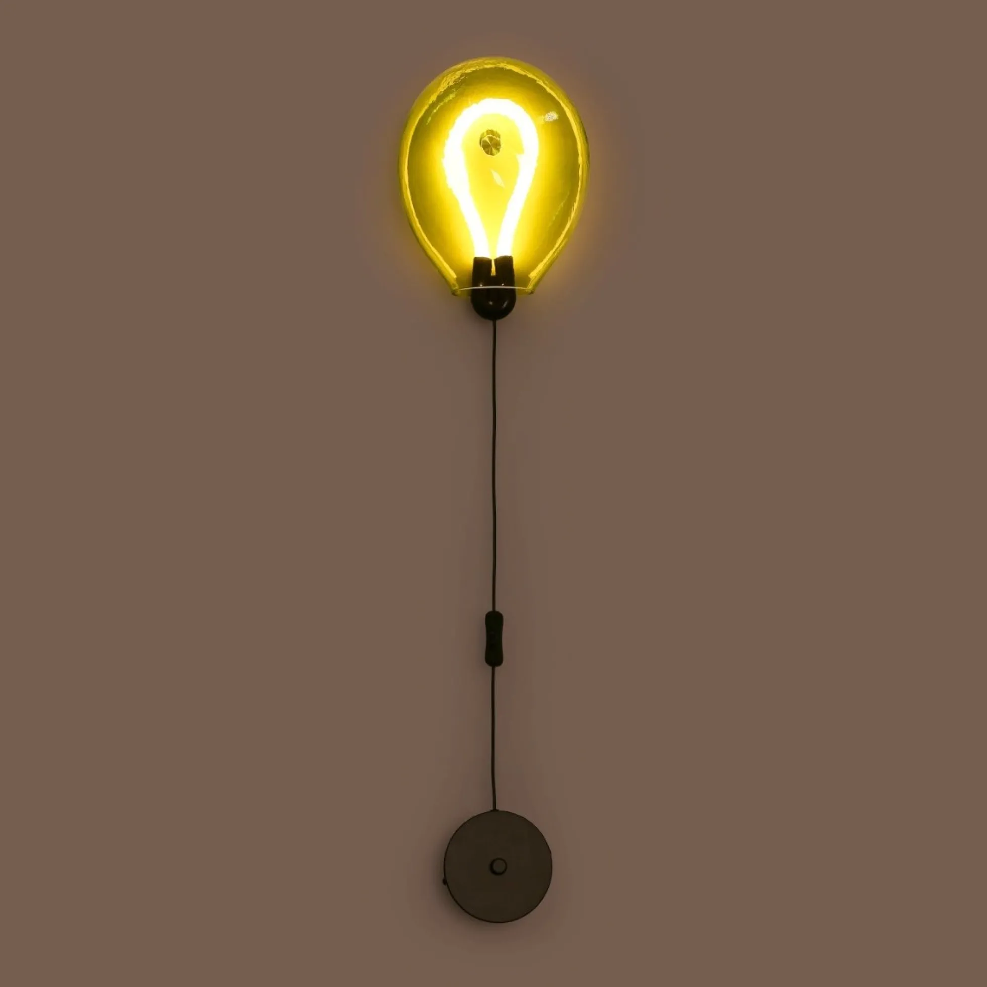 Aplique de pared LED cristal "GLOBO" 8W - Colores