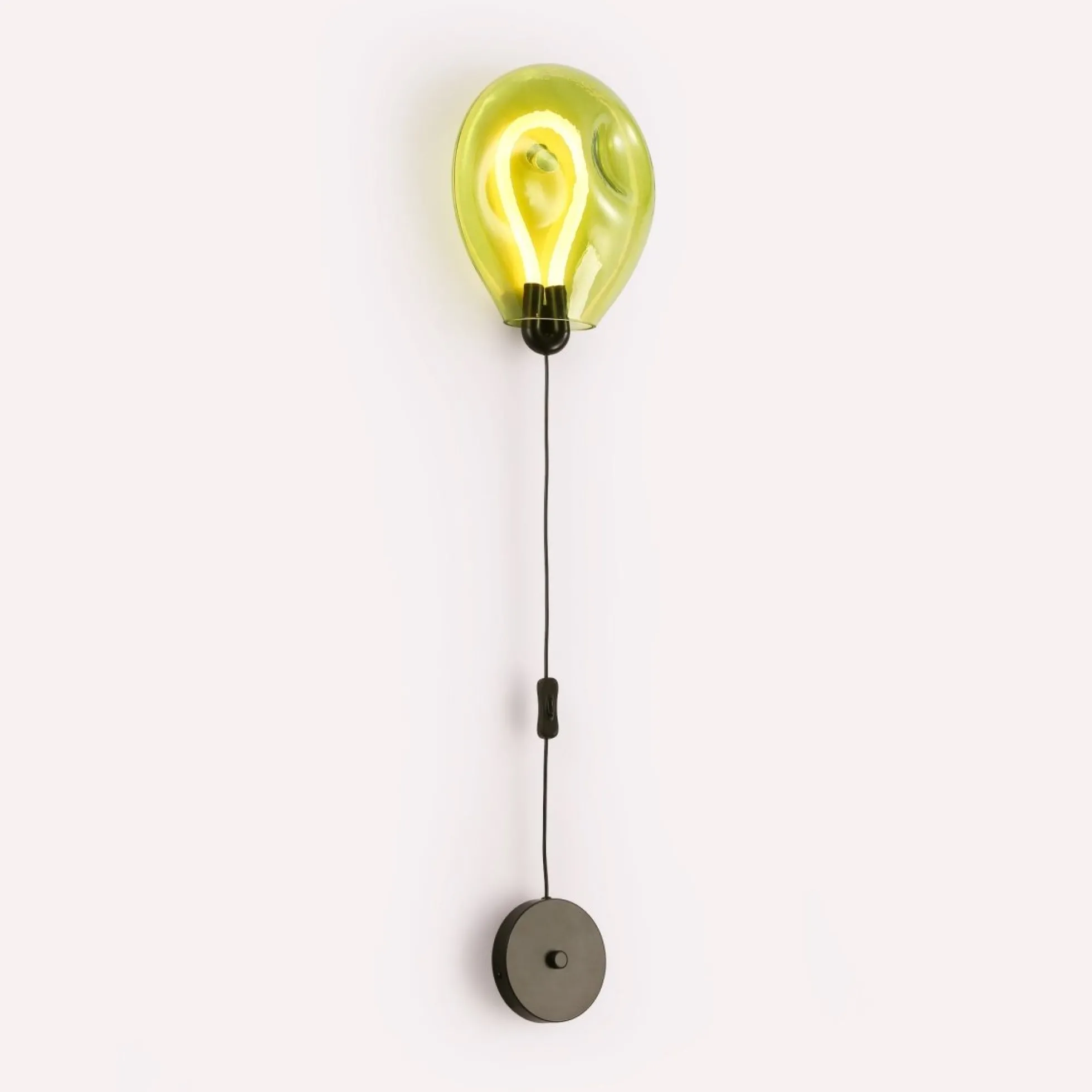 Aplique de pared LED cristal "GLOBO" 8W - Colores