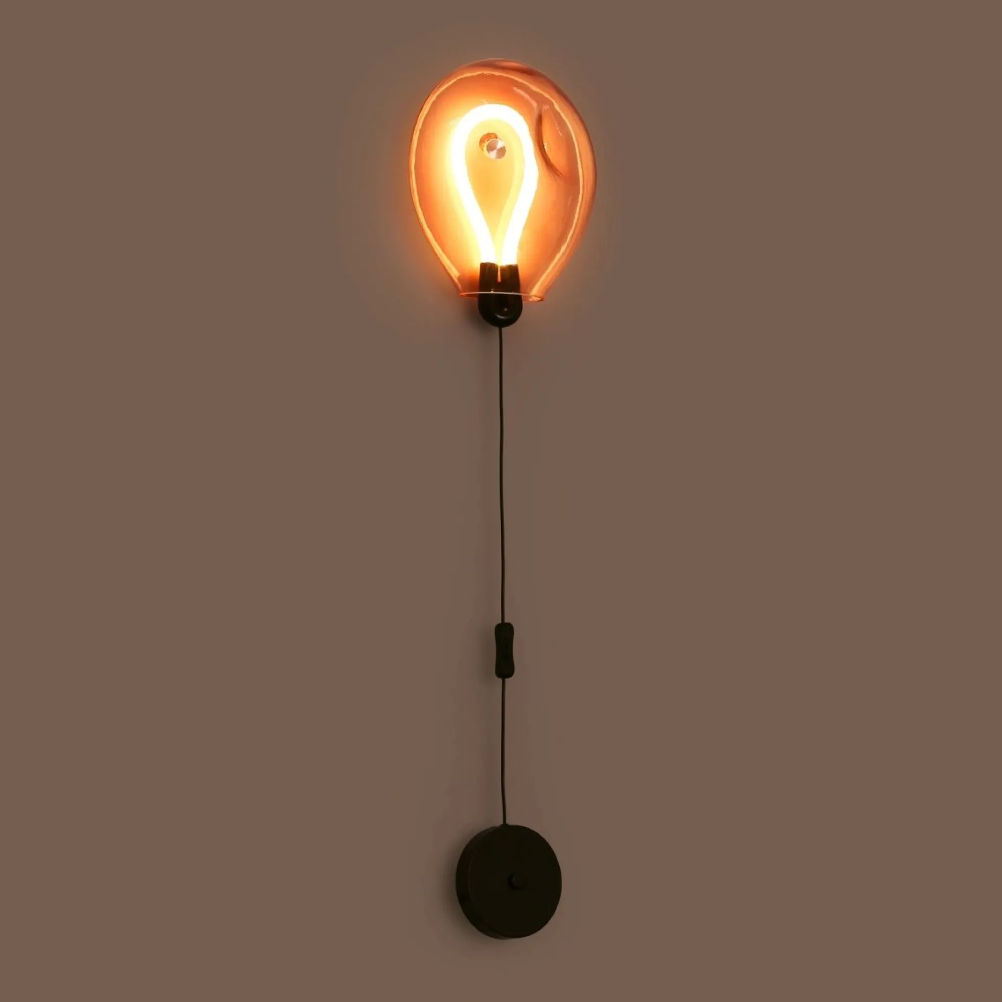 Aplique de pared LED cristal "GLOBO" 8W - Colores