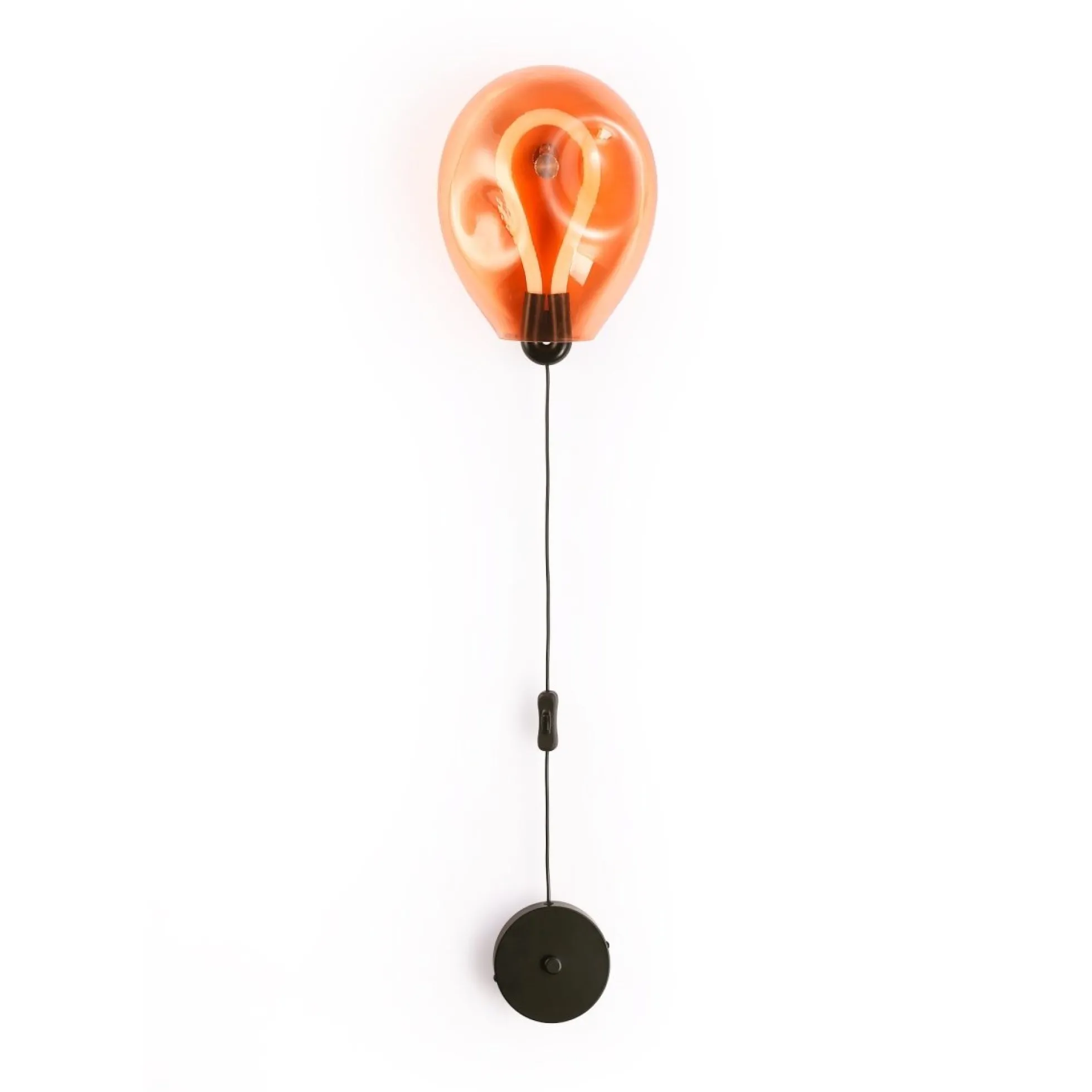 Aplique de pared LED cristal "GLOBO" 8W - Colores