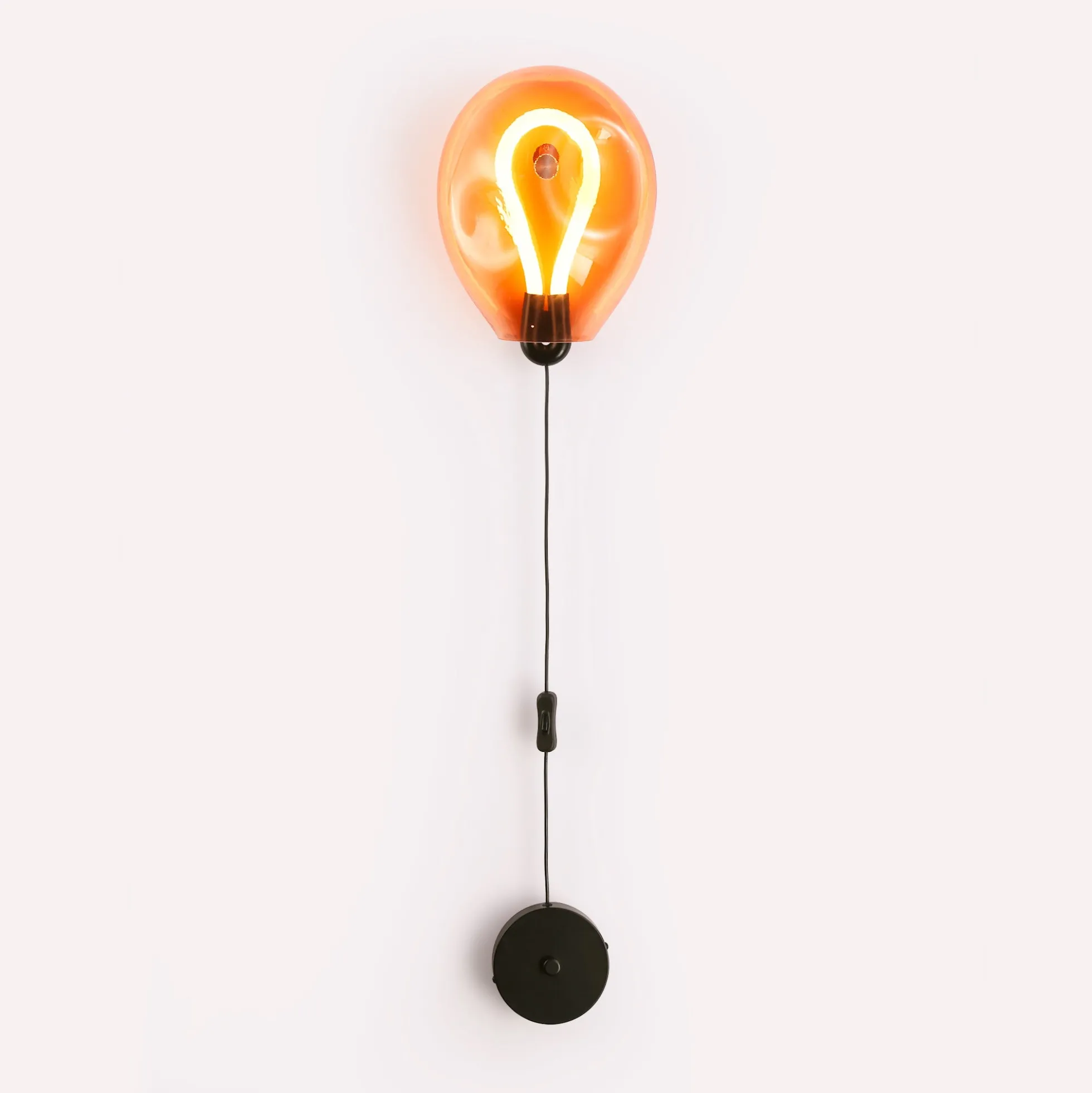 Aplique de pared LED cristal "GLOBO" 8W - Colores